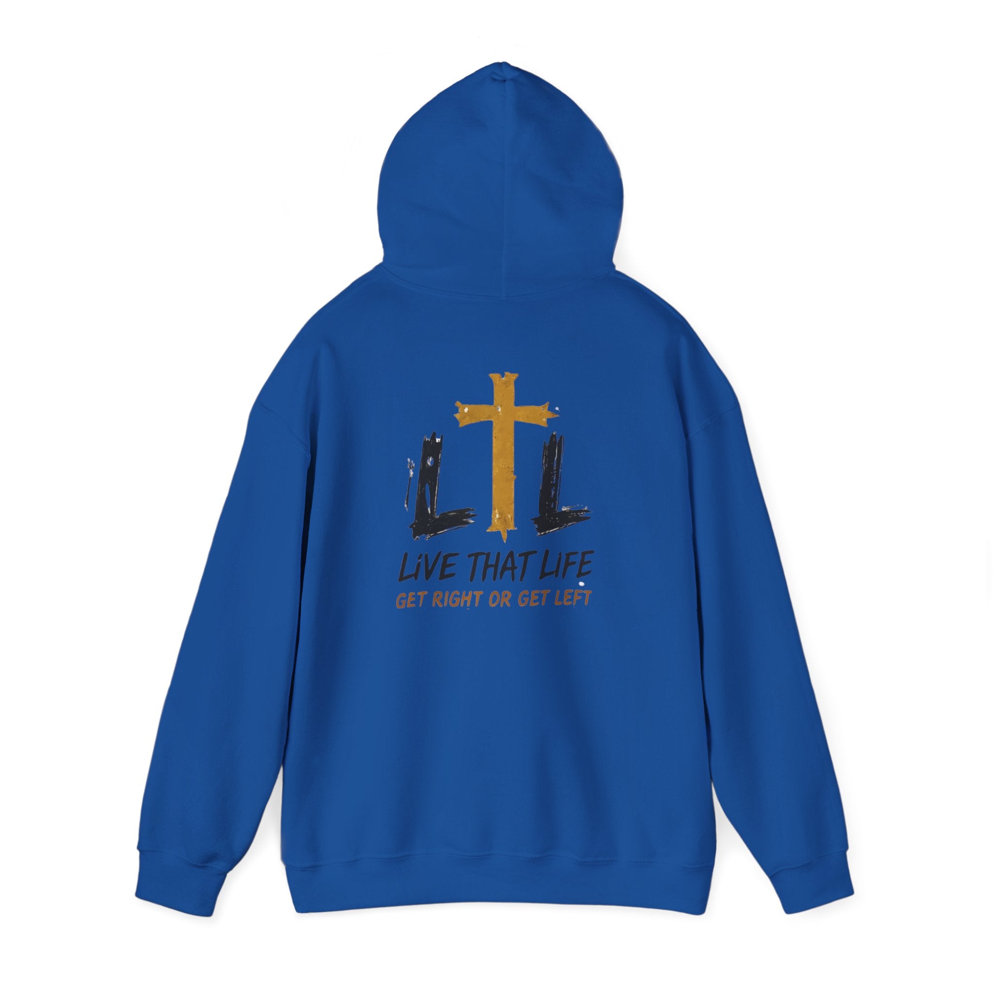 Live That Life Hoodie – Christian Cross LTL Inspirational Sweatshirt