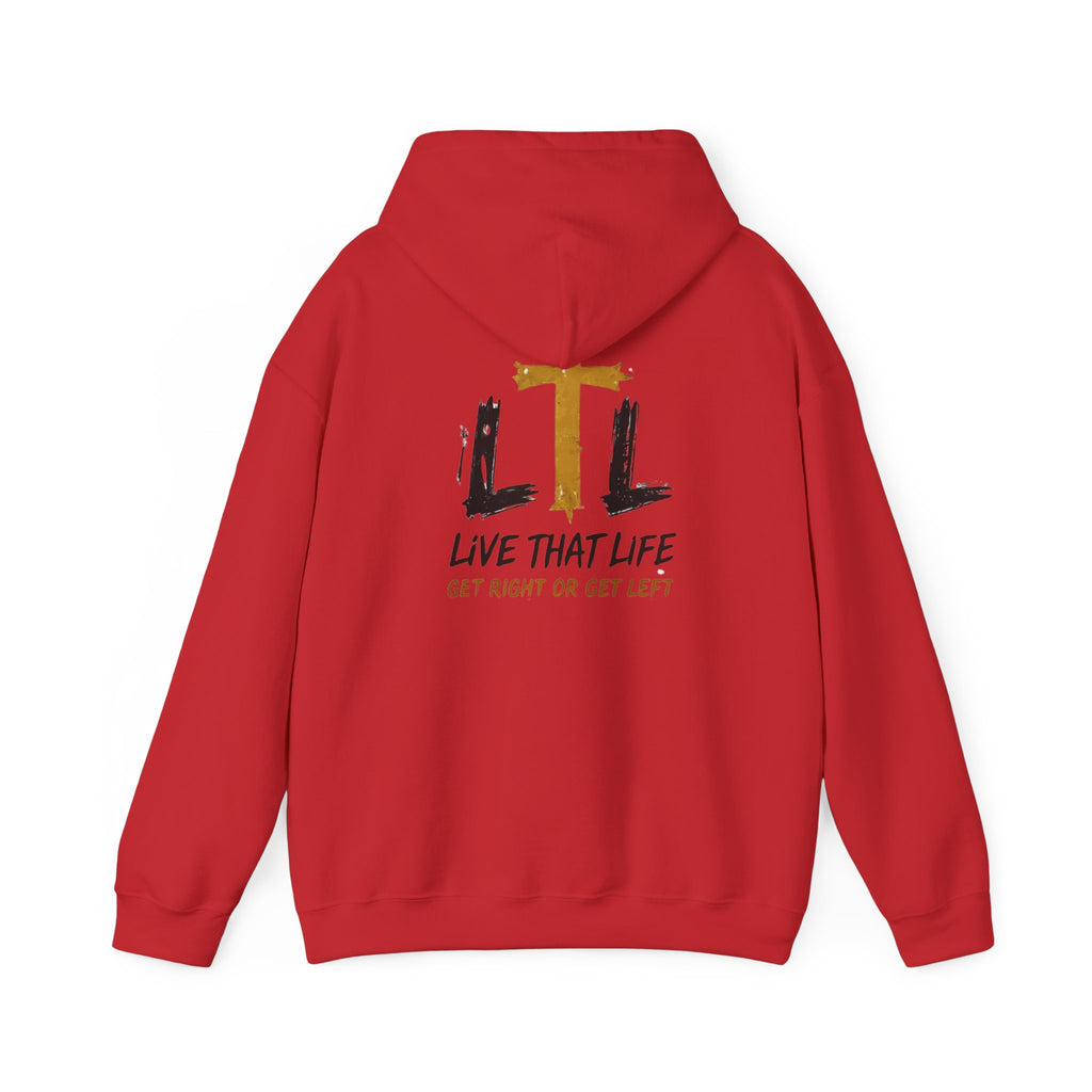 Live That Life Hoodie – Christian Cross LTL Inspirational Sweatshirt