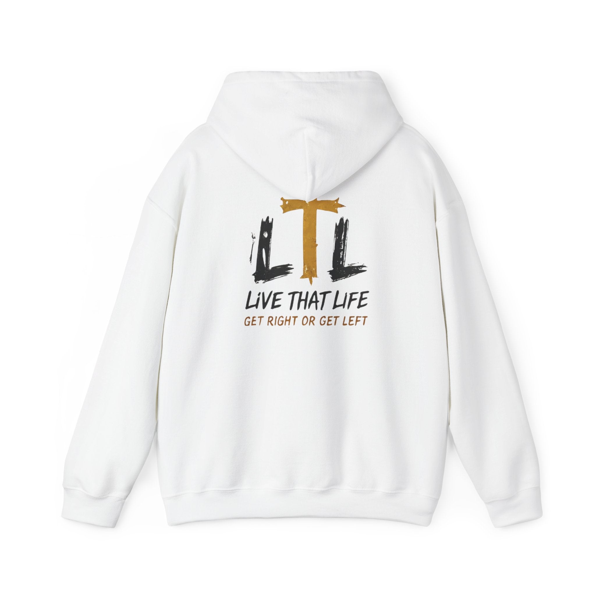 Live That Life Hoodie – Christian Cross LTL Inspirational Sweatshirt