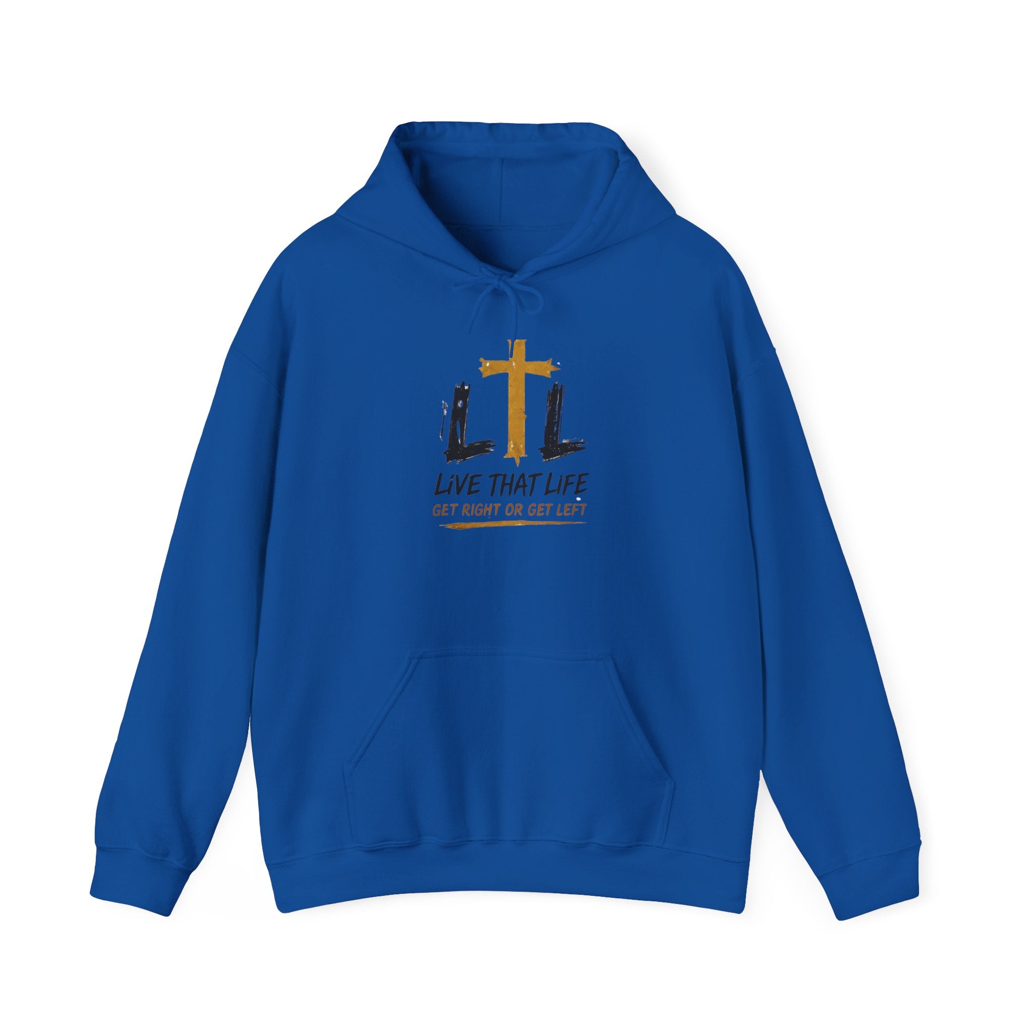 Live That Life Hoodie – Christian Cross LTL Inspirational Sweatshirt