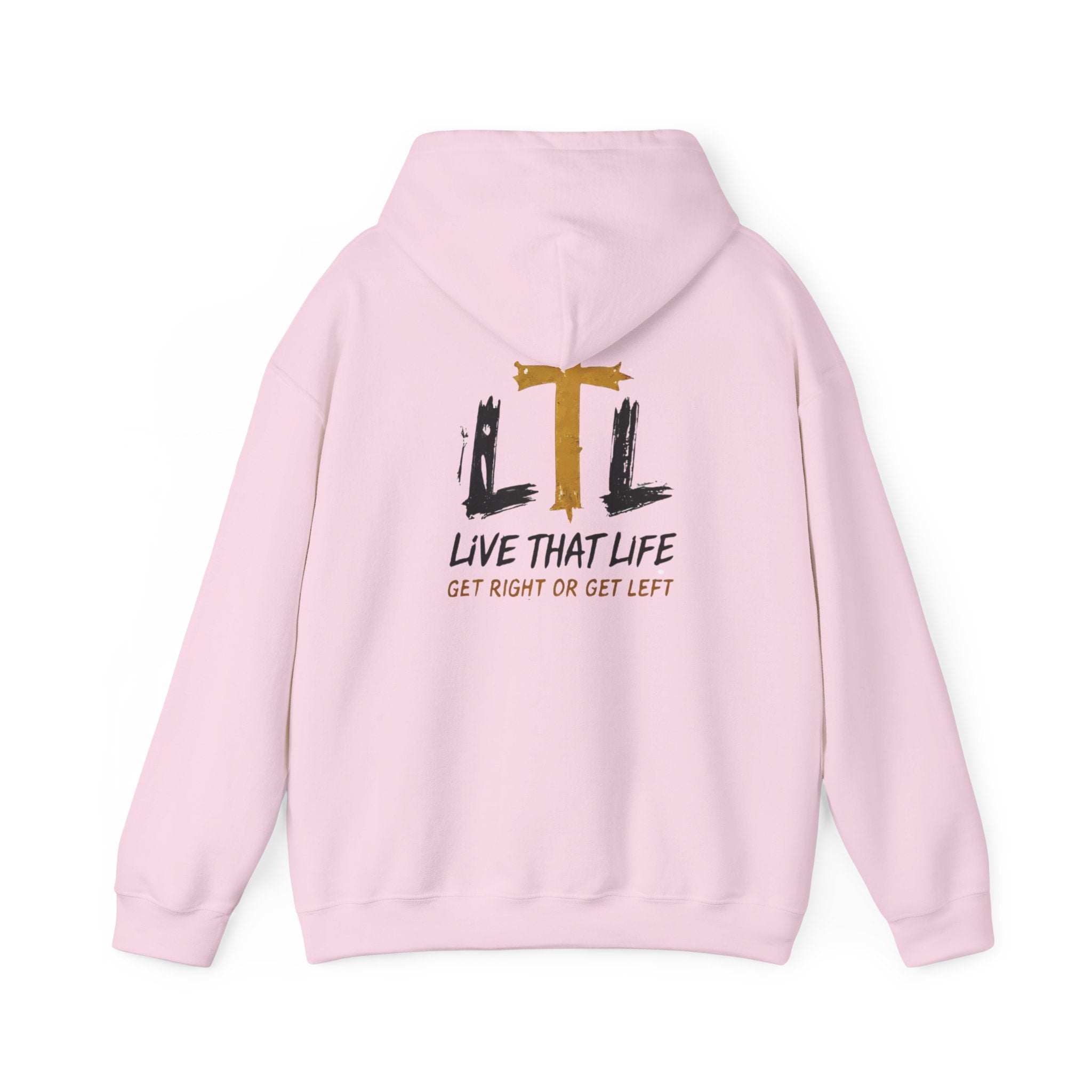 Live That Life Hoodie – Christian Cross LTL Inspirational Sweatshirt