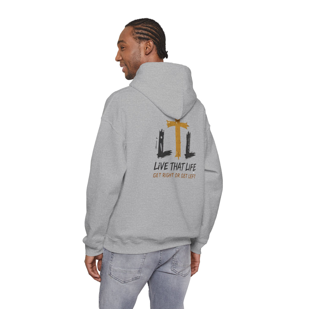 Live That Life Hoodie – Christian Cross LTL Inspirational Sweatshirt