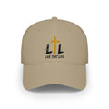 Low Profile Baseball Cap — 'LTL Live That Life' Christian Cross Hat