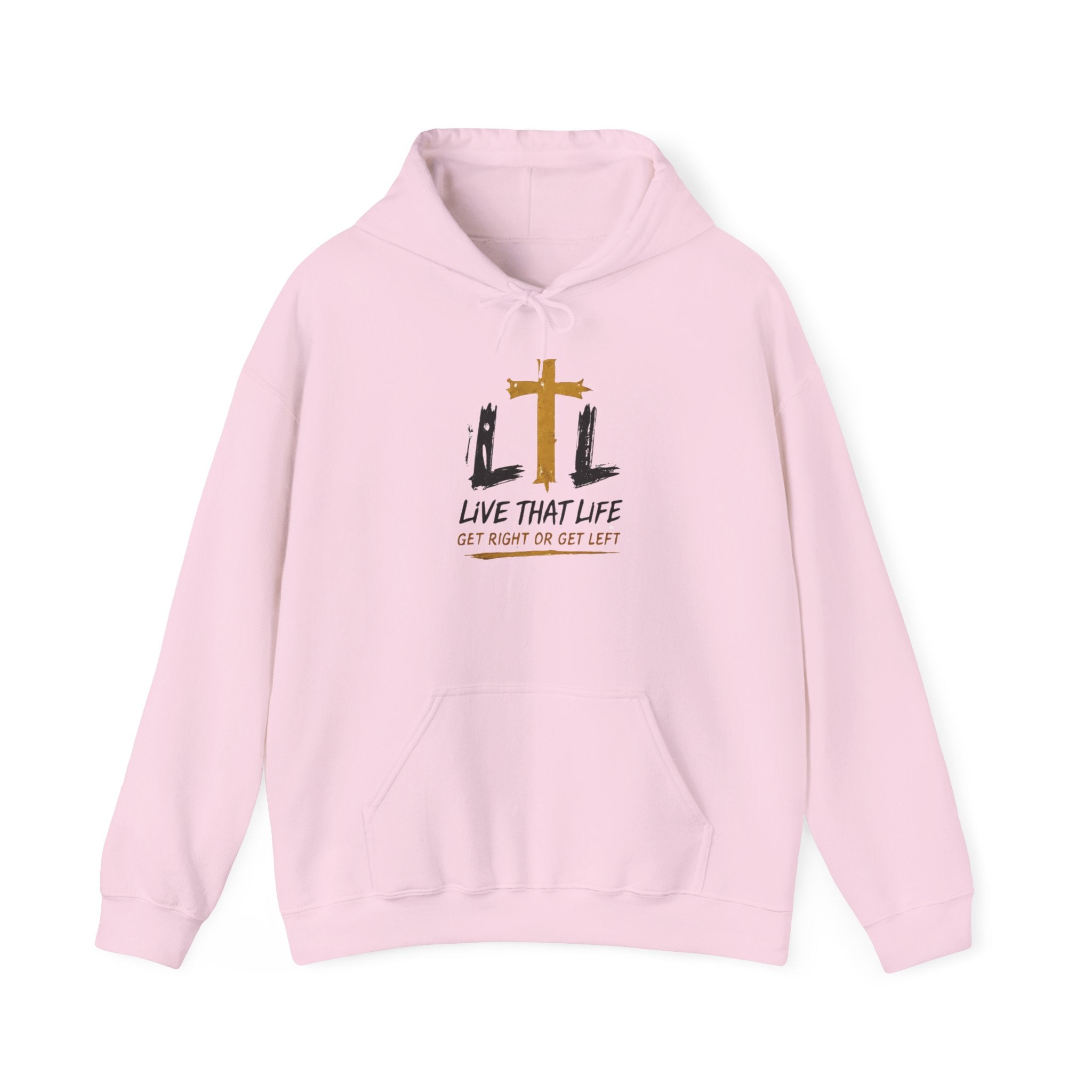 Live That Life Hoodie – Christian Cross LTL Inspirational Sweatshirt