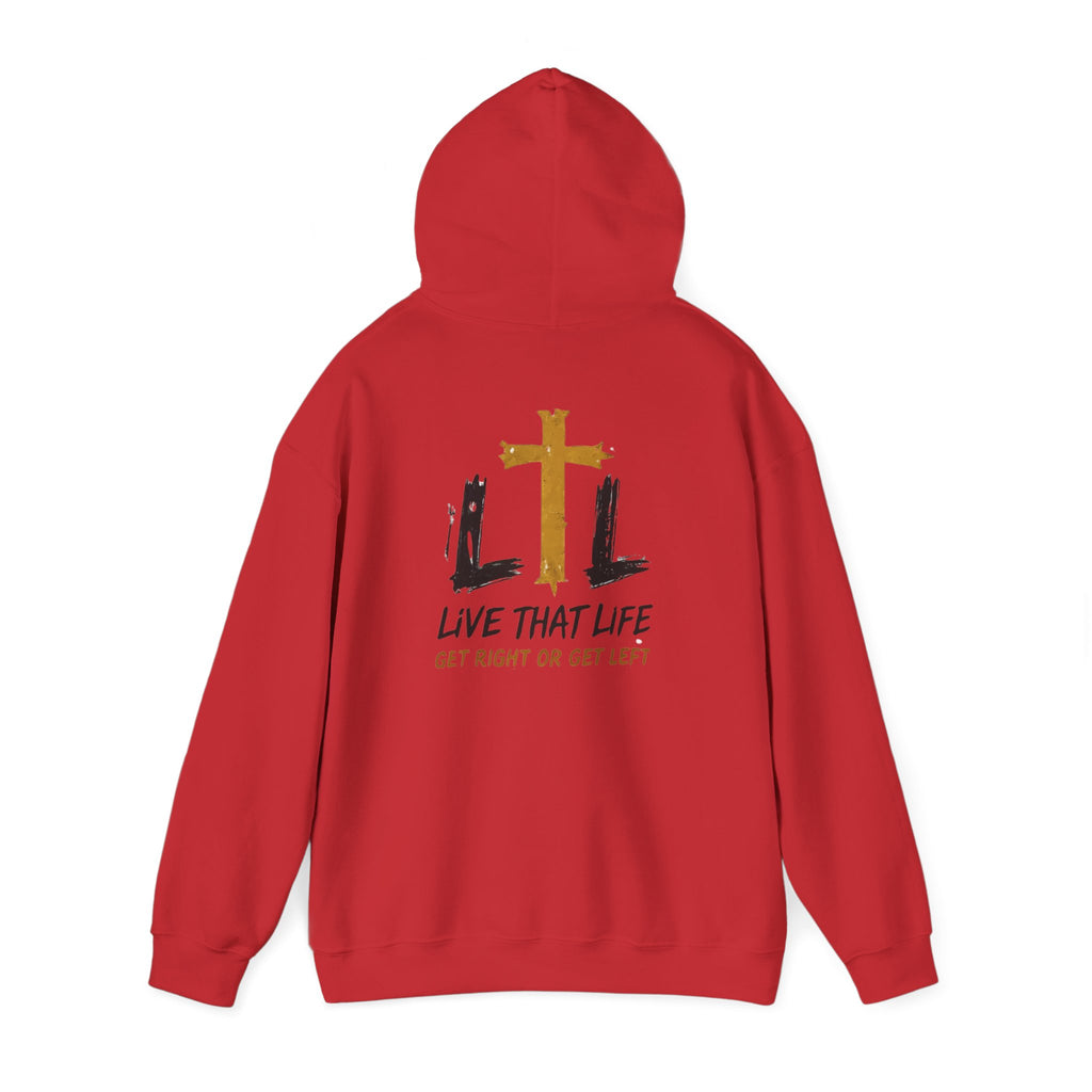 Live That Life Hoodie – Christian Cross LTL Inspirational Sweatshirt