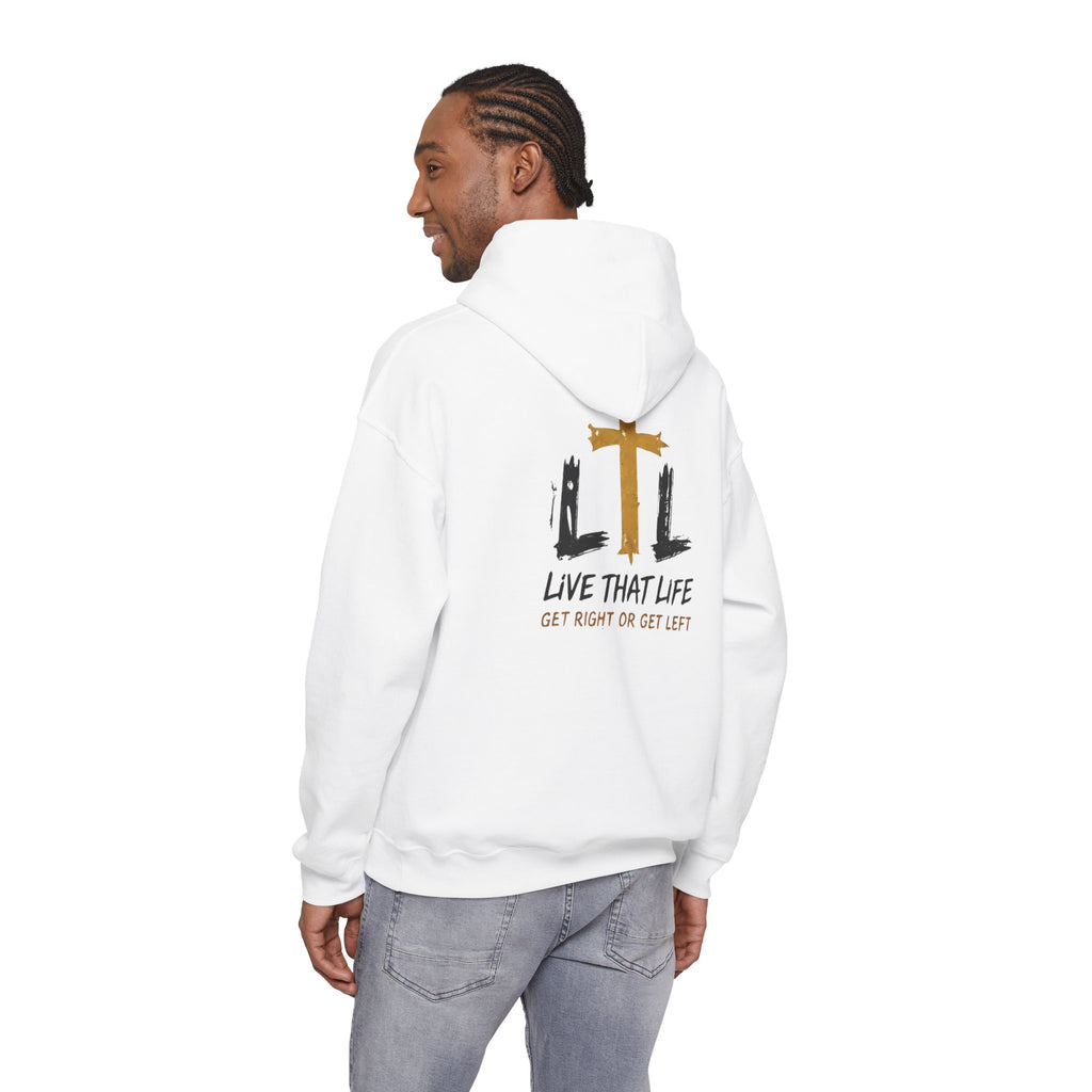 Live That Life Hoodie – Christian Cross LTL Inspirational Sweatshirt