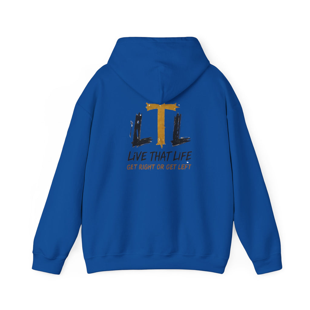 Live That Life Hoodie – Christian Cross LTL Inspirational Sweatshirt