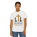 Live That Life T-Shirt — "Get Right or Get Left" Christian Cross Tee
